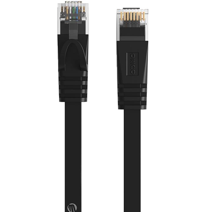 کابل شبکه CAT6 تخت اوریکو مدل PUG-C6B طول 3 متر Orico PUG-C6B CAT6 Flat Gigabit Ethernet Cable 3M